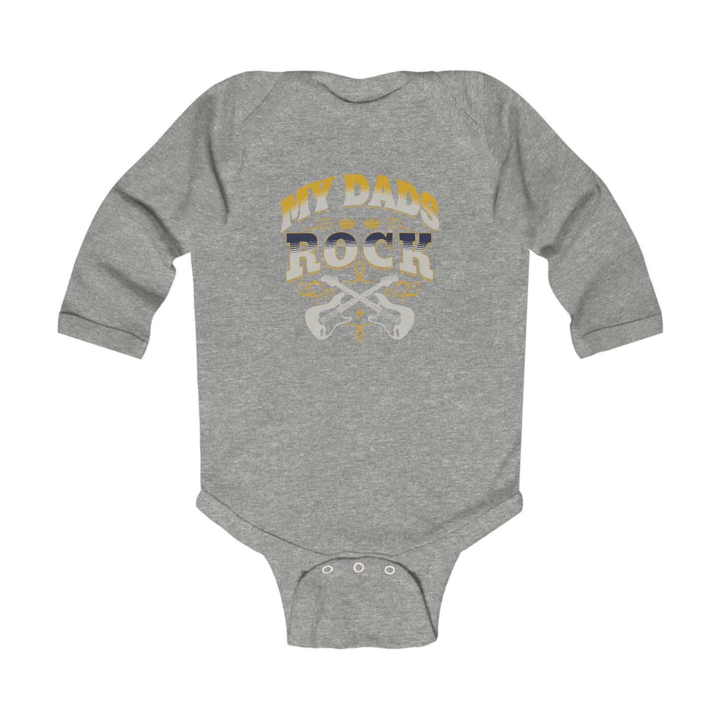 My Dads Rock Infant Long Sleeve Bodysuit