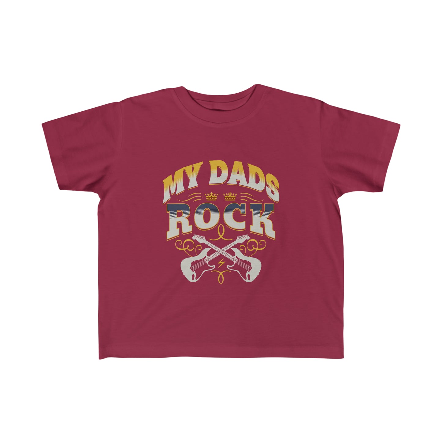 My Dads Rock Toddler's Fine Jersey Tee